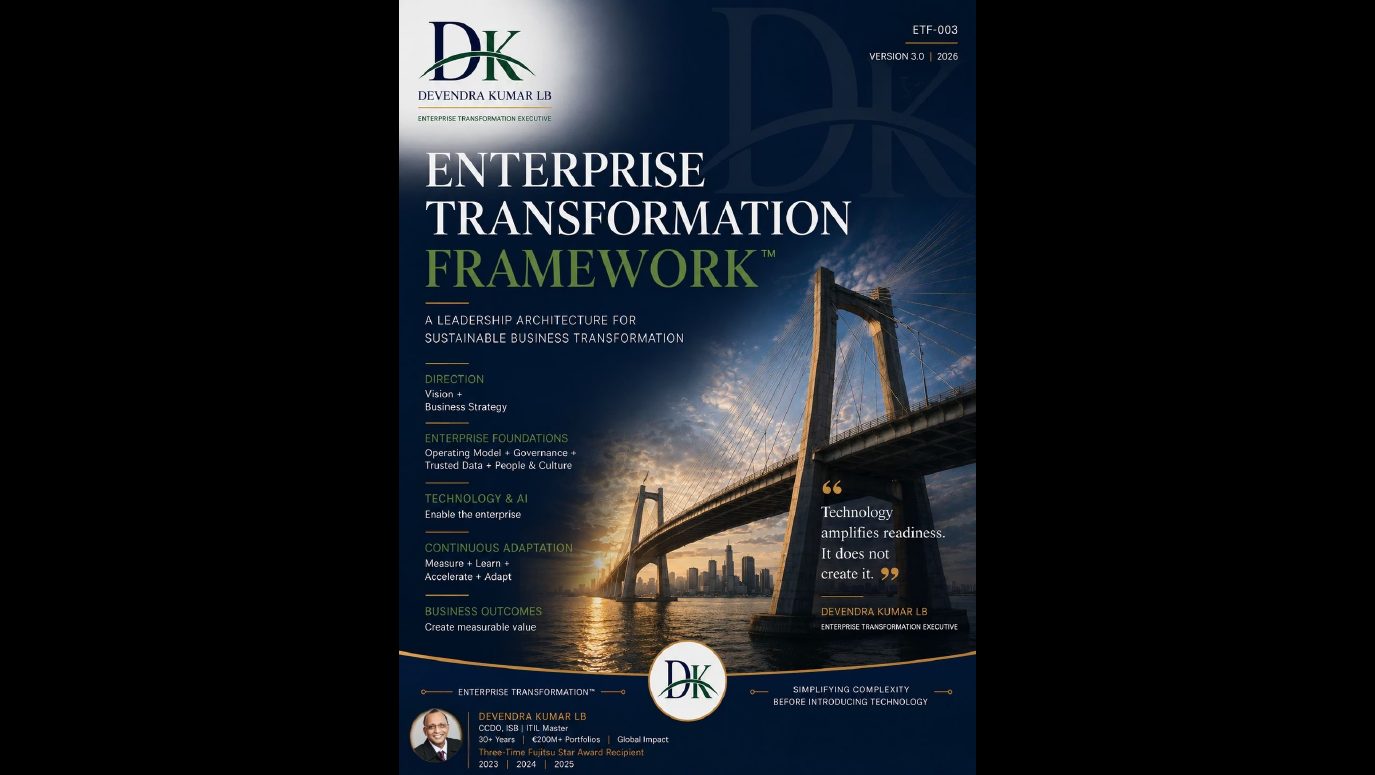 Cover of Enterprise Transformation Framework™ 3.1